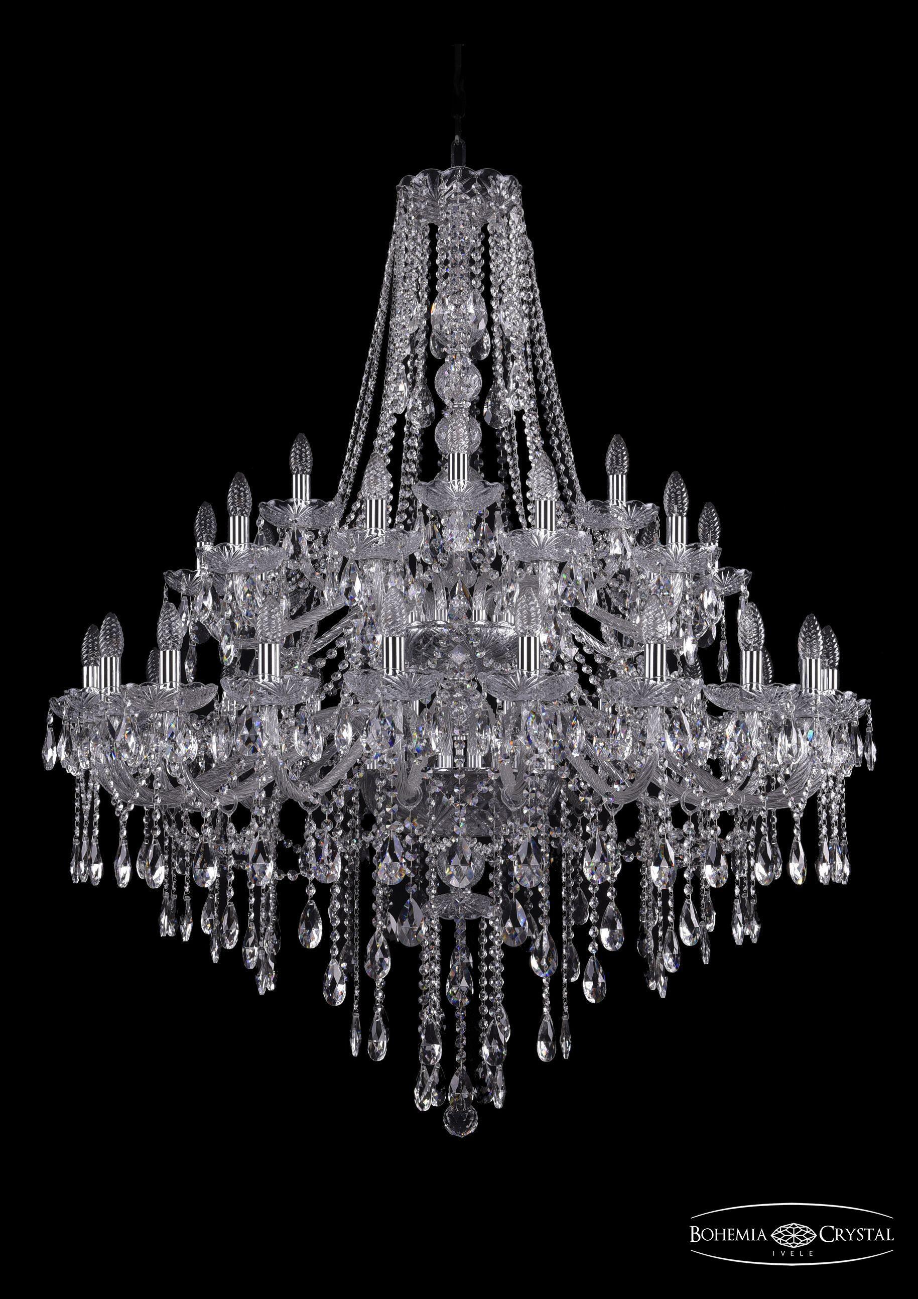 

Подвесная люстра Bohemia Ivele Crystal 1415/20+10+5/400/2d/Ni