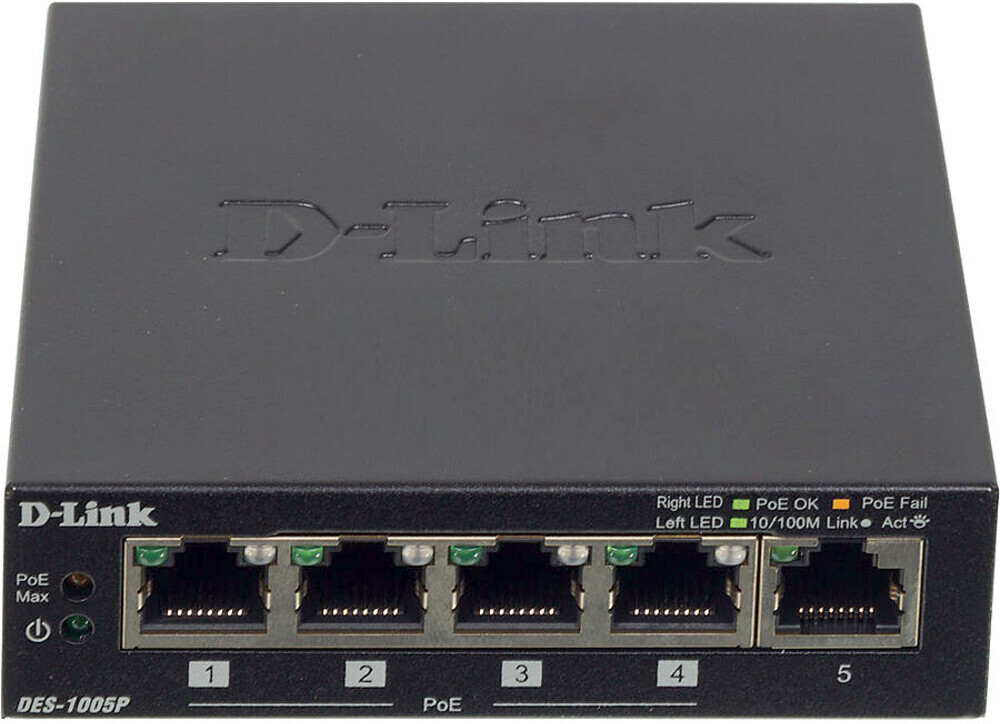 

Коммутатор D-Link DES-1005P/B1A