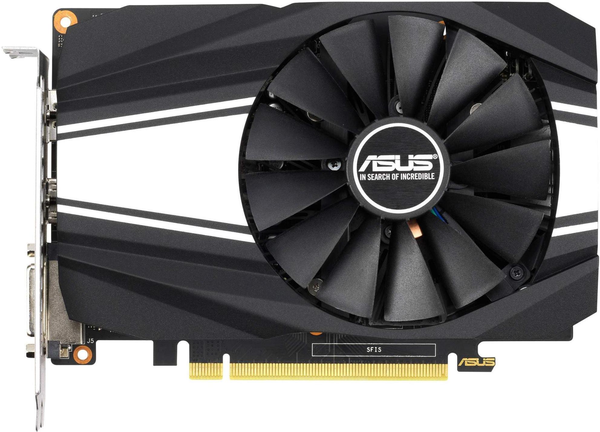 

Видеокарта ASUS GeForce GTX 1660 PH GTX1660 O6G, Phoenix GeForce GTX 1660 OC Edition 6GB GDDR5