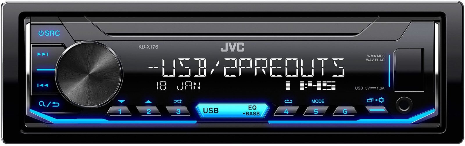 

Автомагнитола JVC KD-X176, (JVC KD-X176)