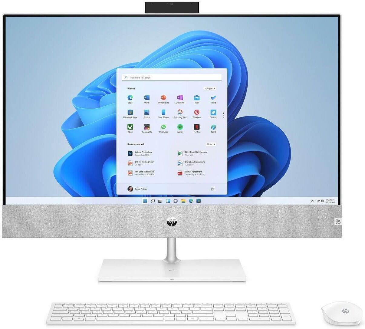 

Моноблок HP Pavilion AIO 27-ca1774nw белый (6J8E6EA)