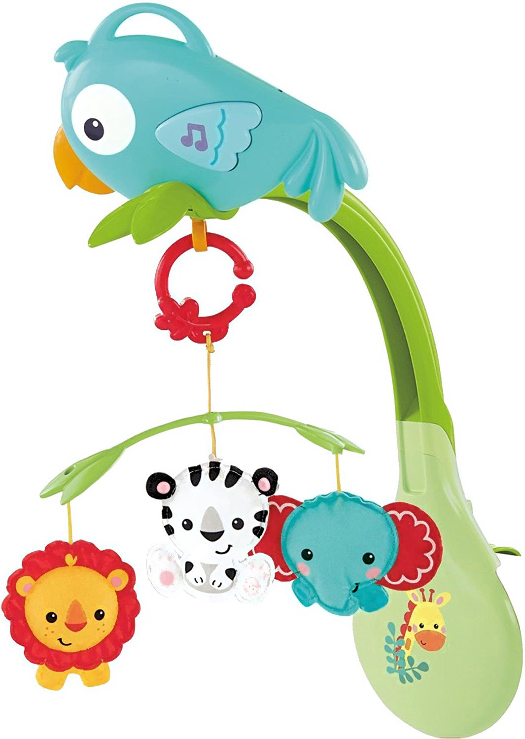 

Мобиль на кроватку Fisher-Price Друзья из тропического леса [CHR11], Друзья из тропического леса