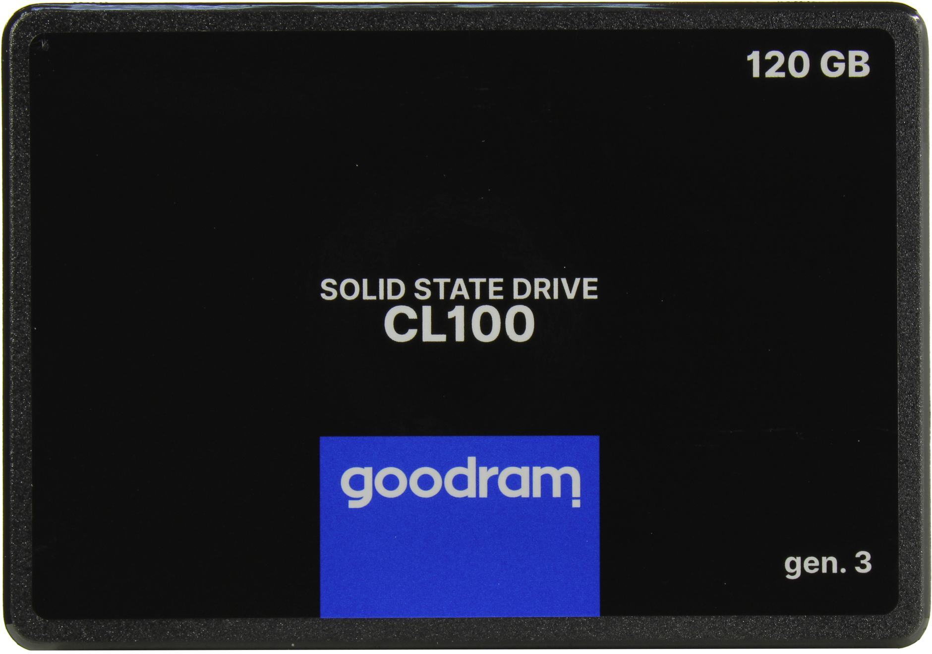 

SSD диск GOODRAM 120Gb CL100 [SSDPR-CL100-120-G3], SSD диск GOODRAM CL100 Gen. 3 120GB SSDPR-CL100-120-G3