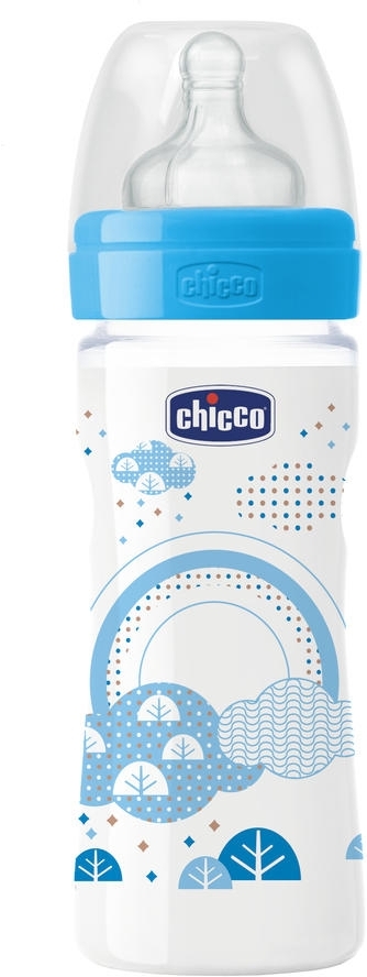 

Бутылочка CHICCO Well-Being Boy 2 мес+ 250 мл (00020623200050)