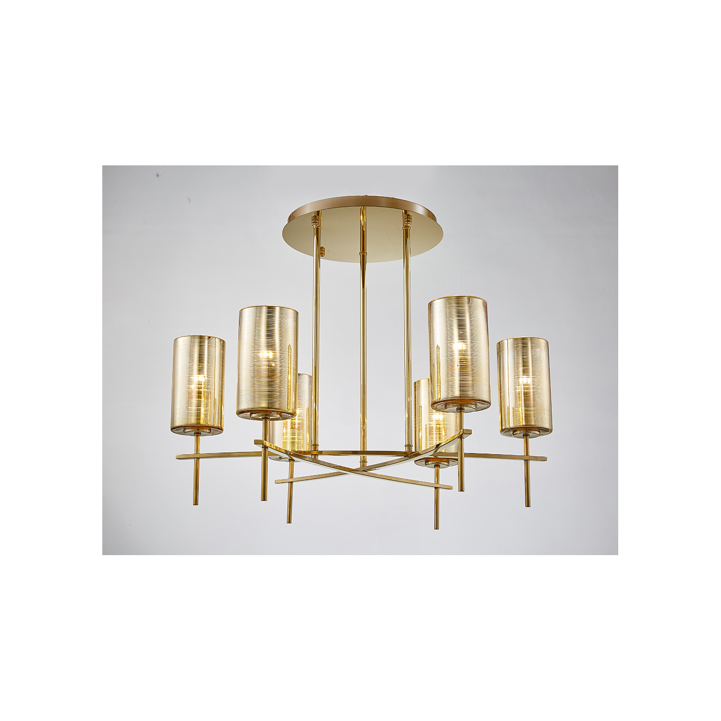 

Люстра на штанге NEWPORT 4326/C Gold, 4326/C
