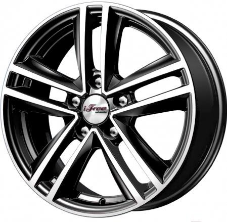 

Автомобильные диски iFree Катар (КС885) 16x6.5 5x114.3мм DIA 60.1мм ET 45мм Блэк Джек
