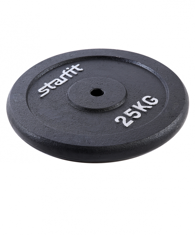 

Диск для штанги Starfit BB-204 25 кг черный, BB-204 25кг