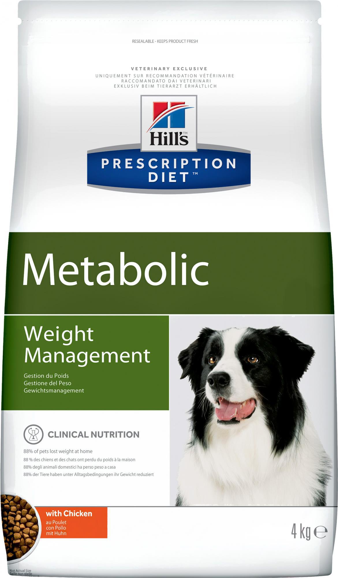 

Корм для собак Hill's Prescription Diet Metabolic Weight Managment 4кг