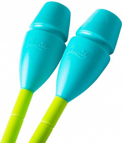 

Булава для гимнастики Chanté CH28-360-52-31 36см Exam Lime/Aquamarine, CH28-360-52-31 36см