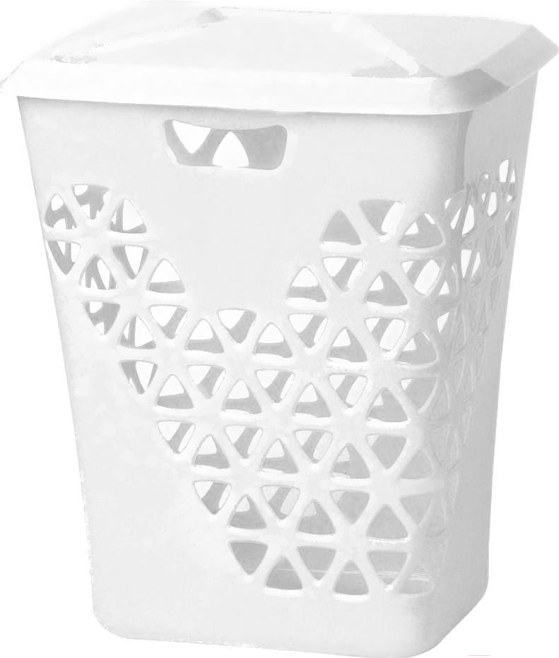 

Корзина для белья Idea М2606 Венеция 60л белый