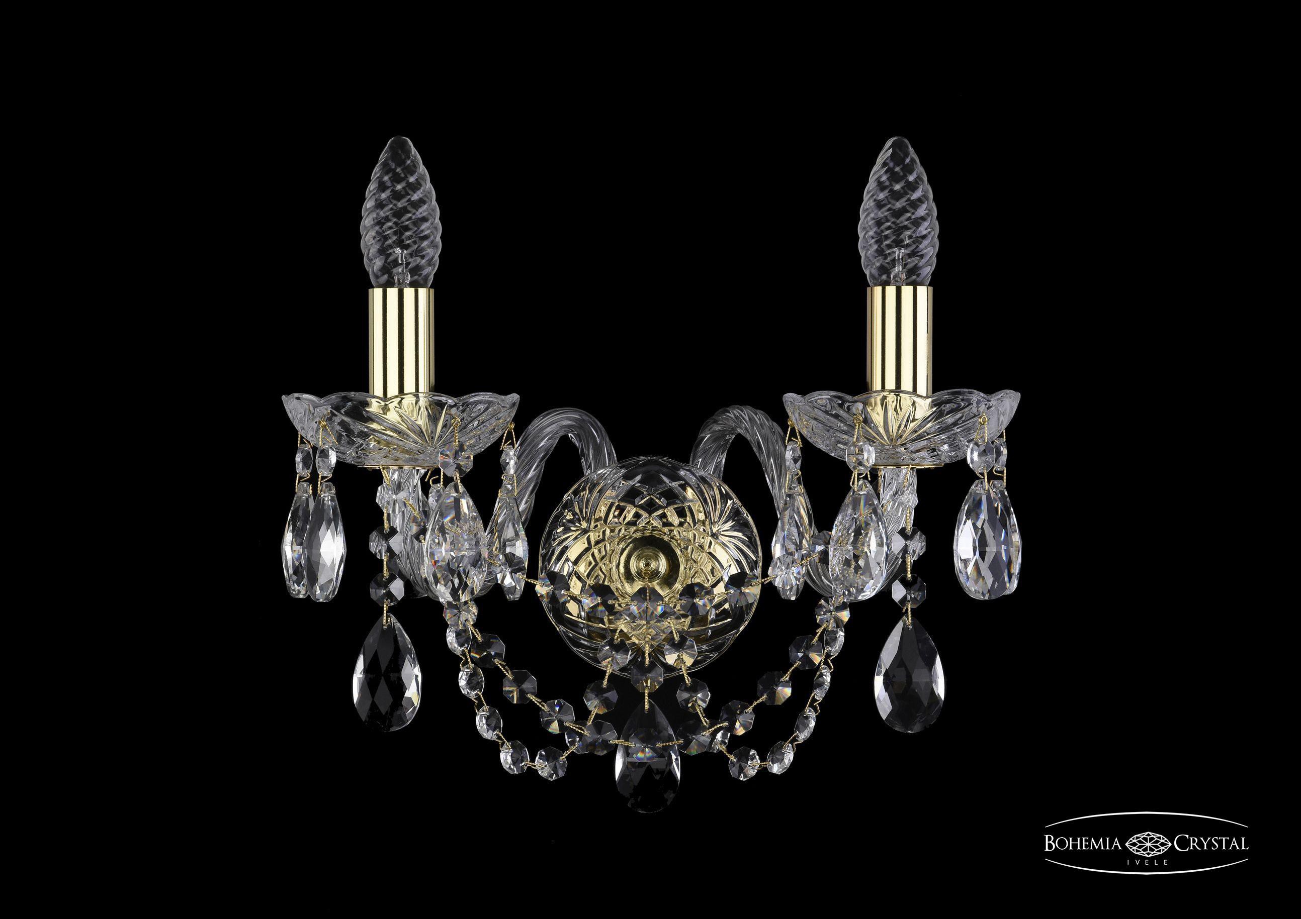 

Подвесная люстра Bohemia Ivele Crystal 1406B/2/141/G, Бра Bohemia Ivele Crystal 1406B/2/141/G