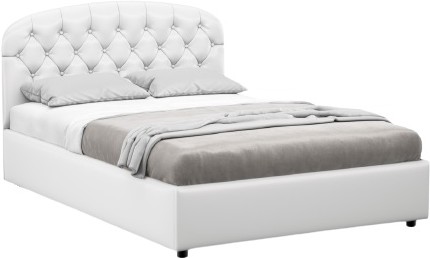 

Кровать Moon Trade Viana 1227 [К002759], Кровать Moon Trade 1227 140 x 200 БМ экокожа К002759 белый