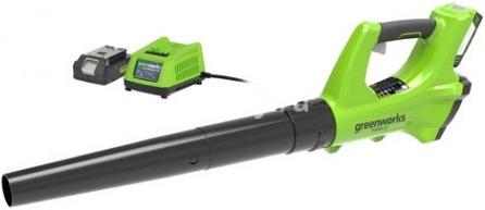 

Воздуходувка Greenworks 2404807UA с АКБ 2АЧ и ЗУ, 2404807UA с АКБ 2АЧ и ЗУ