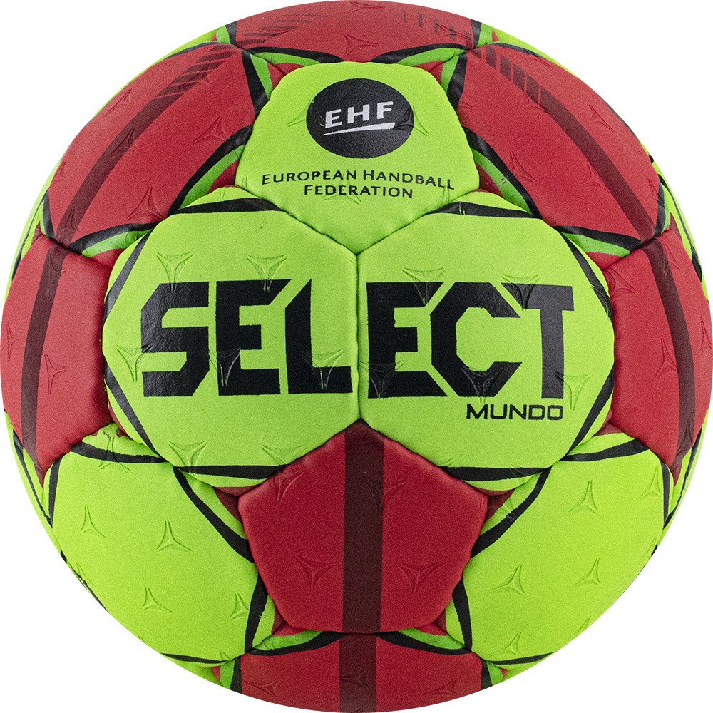 

Мяч гандбольный Select Mundo №3 Senior зеленый/черный/красный (846211-443)