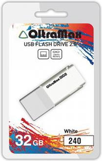 

Usb flash Oltramax OM-32GB-240 белый, OM-32GB-240