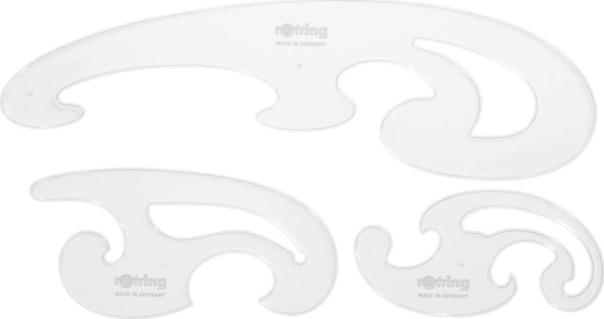 

Линейка Rotring Набор лекал Centro Burmester Curves пластик [S0221301], Набор лекал Centro Burmester Curves пластик