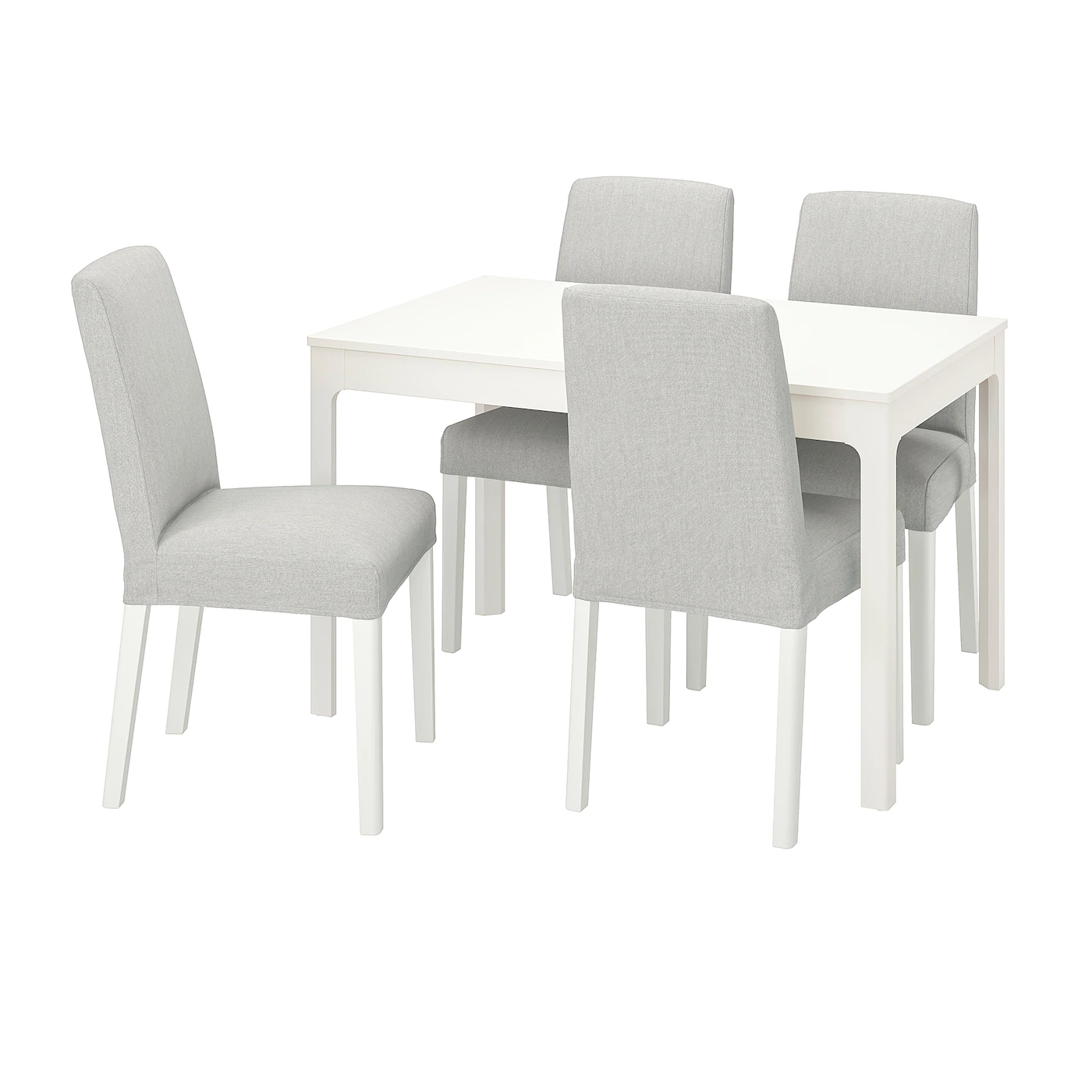 

Обеденная группа Ikea Экедален/Бергмунд белый/серый [994.082.17], Экедален/Бергмунд