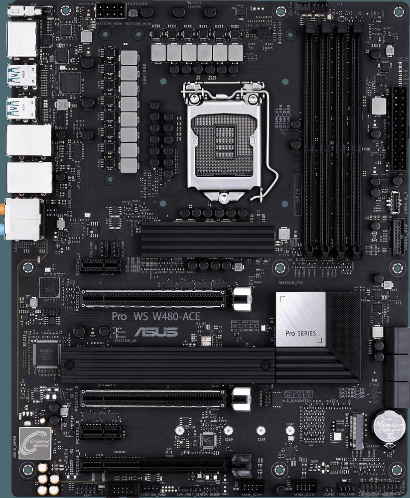 

Материнская плата ASUS PRO WS W480-ACE, PRO WS W480-ACE