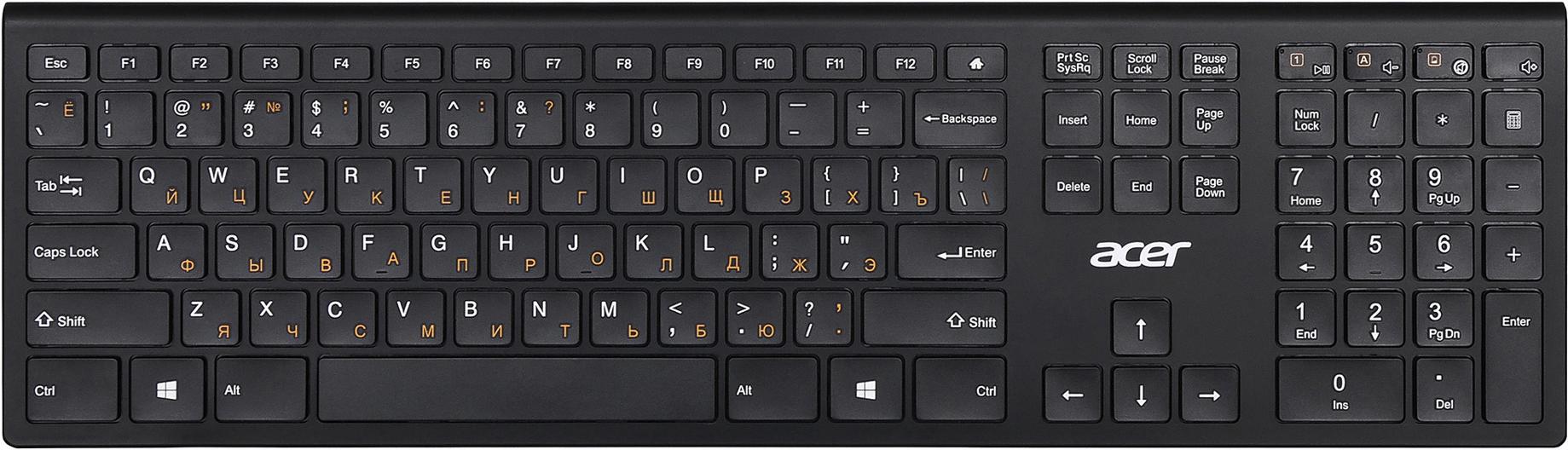 

Клавиатура Acer OKR020 черный [ZL.KBDEE.004], OKR020