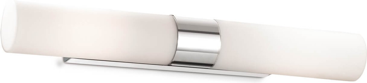 

Бра Odeon Light 2660/2W ODL14 661 хром/белый Настенный светильник IP44 E27 60W 220V Tingi