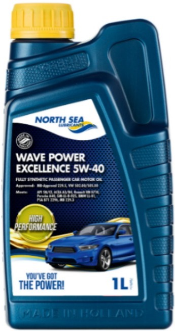 

Моторное масло North Sea Lubricants WAVE POWER EXCELLENCE 5W-40 1л (704932)