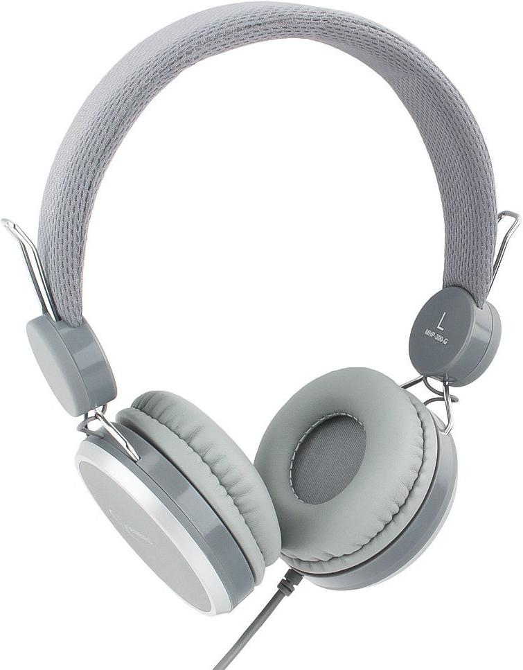 

Наушники Gembird MHP-300-G серый [14502], MHP-300-G