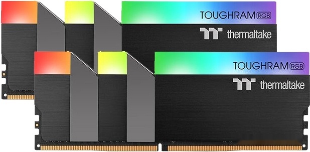 

Оперативная память Thermaltake TOUGHRAM RGB DDR4 3600 CL18 32GB [R009D416GX2-3600C18A], Оперативная память Thermaltake ToughRam RGB 2x16GB DDR4 PC4-28800 (R009D416GX2-3600C18A)