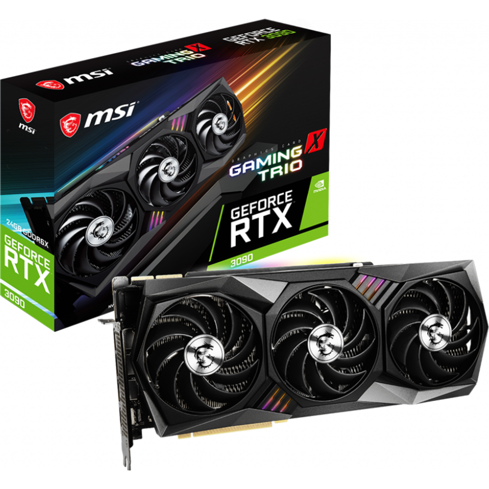 

Видеокарта MSI Geforce RTX 3090 [RTX 3090 AERO 24G], Geforce RTX 3090