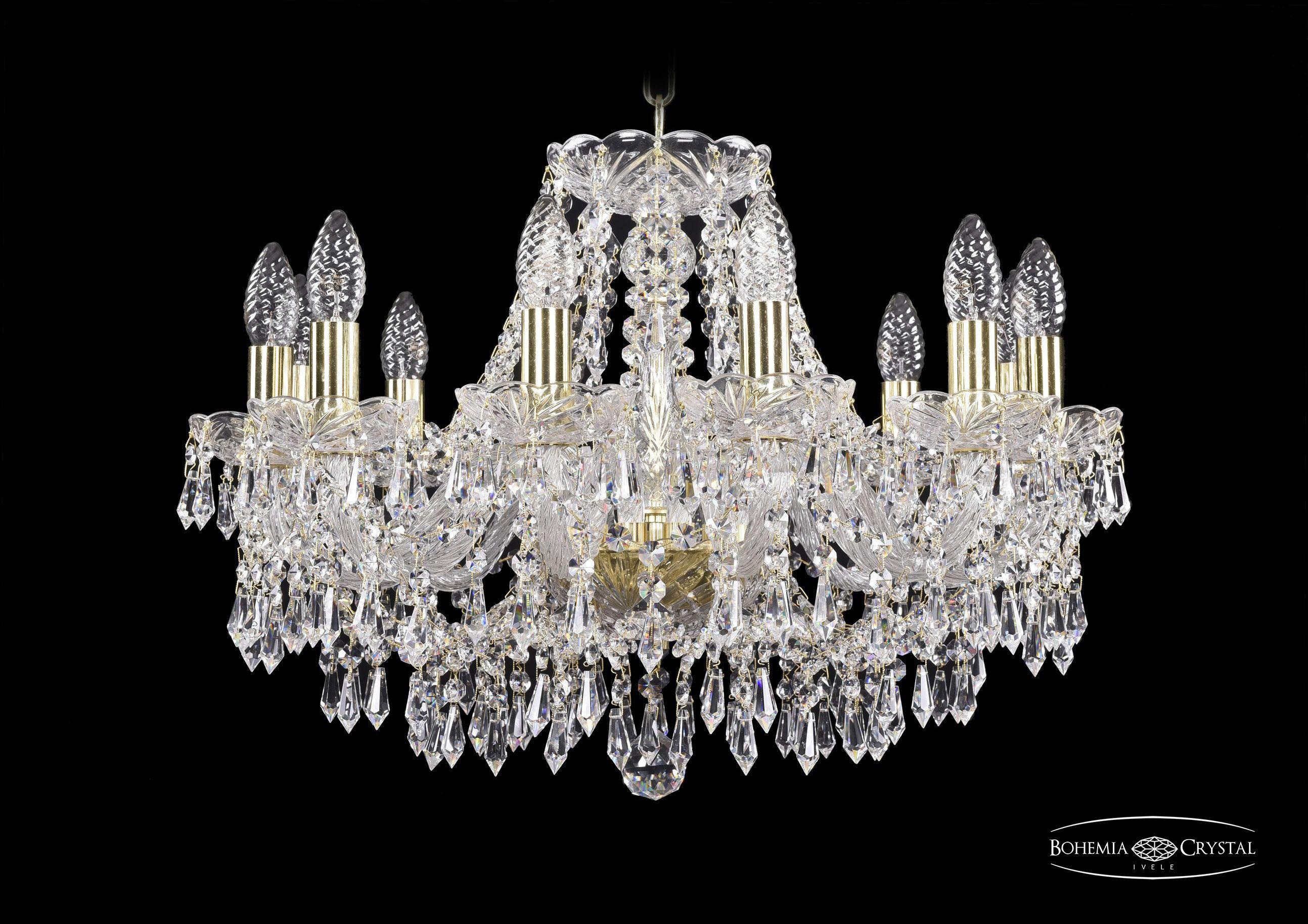 

Подвесная люстра Bohemia Ivele Crystal 1403/12/195/G