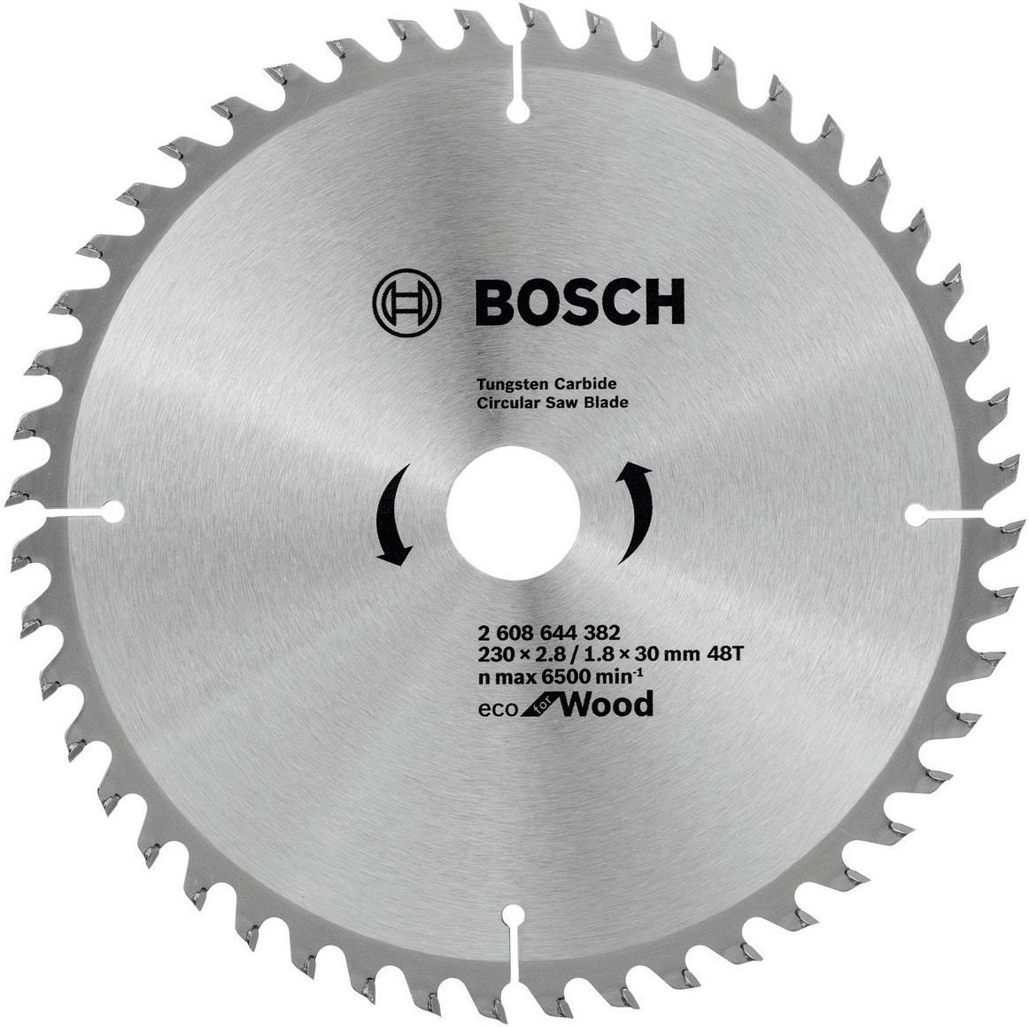 

Диск пильный Bosch 2.608.644.382, Диск пильный Bosch 230-30 Eco for wood 48зуб. 2.608.644.382