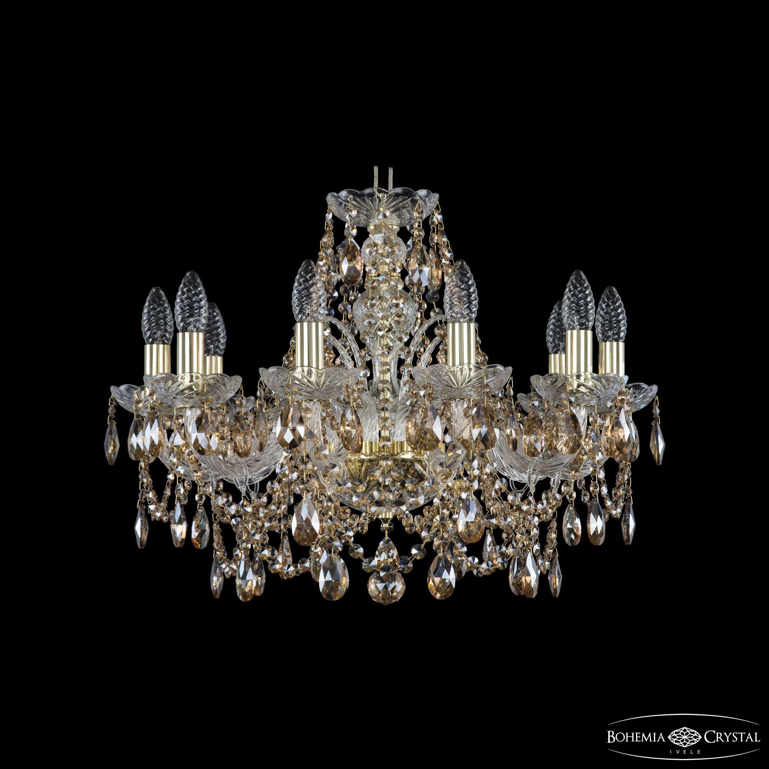

Подвесная люстра Bohemia Ivele Crystal 1411/10/195 G R721