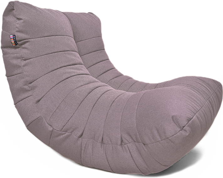 

Бескаркасное кресло Loftyhome Кокон XL рогожка Bagama Plum