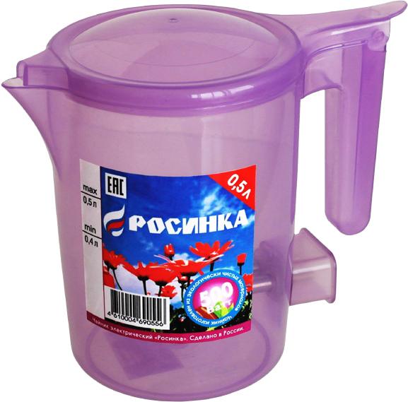 

Электрочайник Росинка 0.5/0.5-220 сирень, 0.5/0.5-220