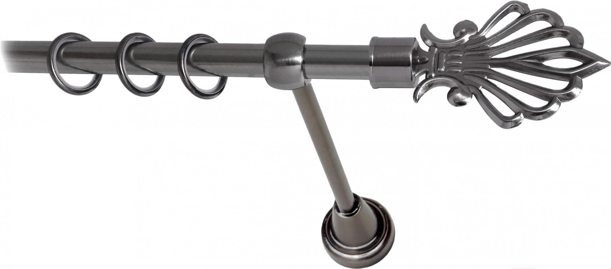 

Карниз Lm Decor Веер 006 1р гладкий 3м антрацит, Веер 006 1р гладкий 16мм 3.0м