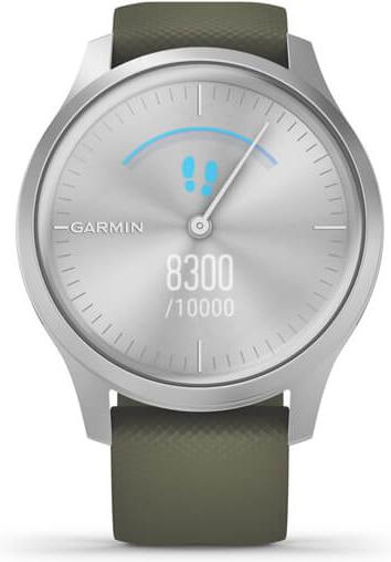 

Умные часы Garmin Vivomove Style серебристый/зеленый [010-02240-21], Vivomove Style