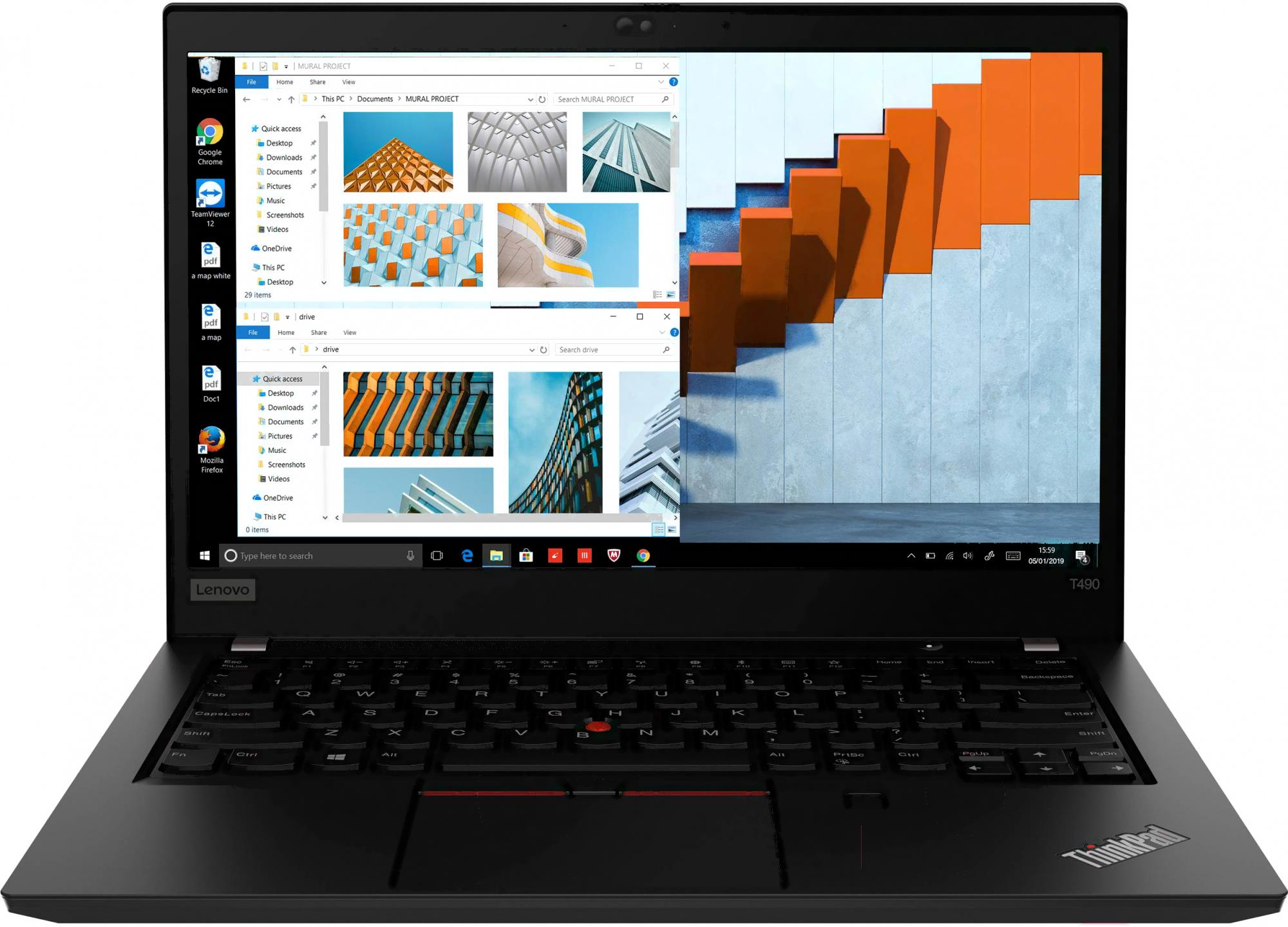 

Ноутбук Lenovo ThinkPad T490 Black [20N2000NRT], ThinkPad T490