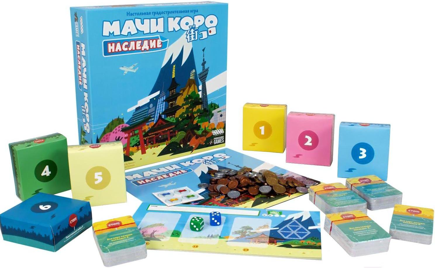 

Настольная игра Мир Хобби Мачи Коро: Наследие [915182], Мачи Коро: Наследие