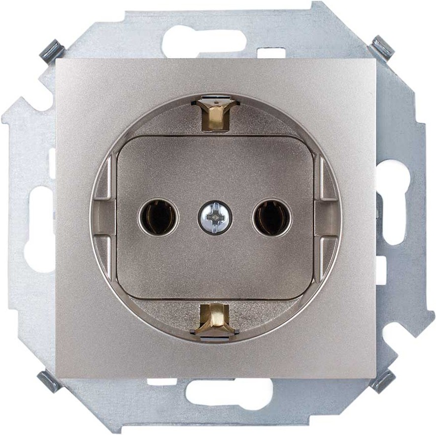 

Розетка Simon 1591443-034 (шампань), Розетка Simon Розетка 1591443-034 шампань