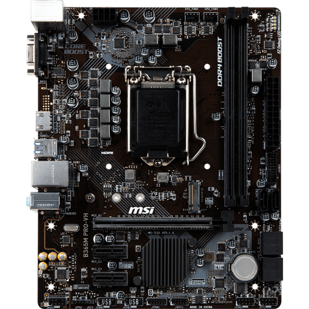 

Материнская плата MSI B365M PRO-VH, B365M PRO-VH