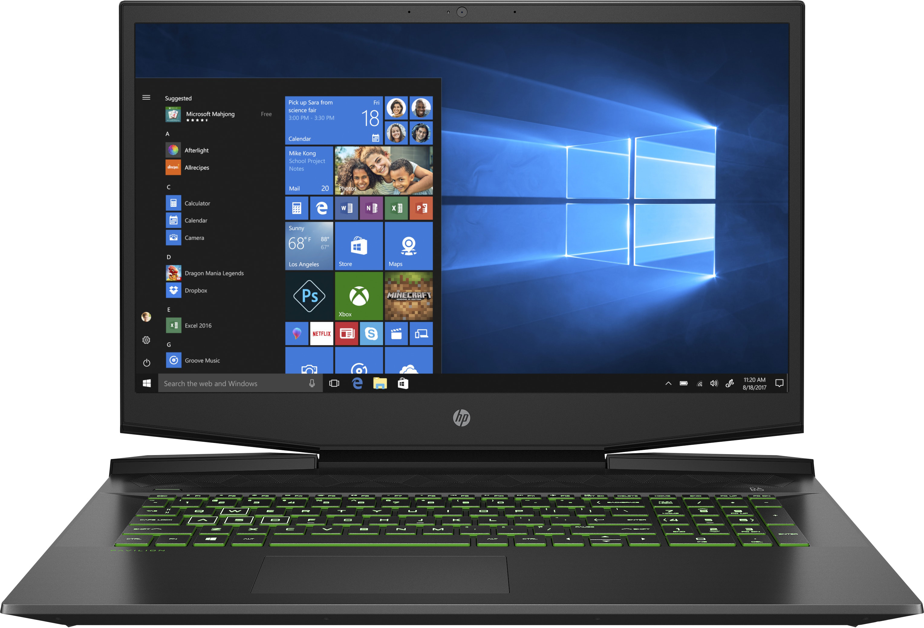 

Игровой ноутбук HP Pavilion Gaming 17-cd2555nw черный (4Y121EA)