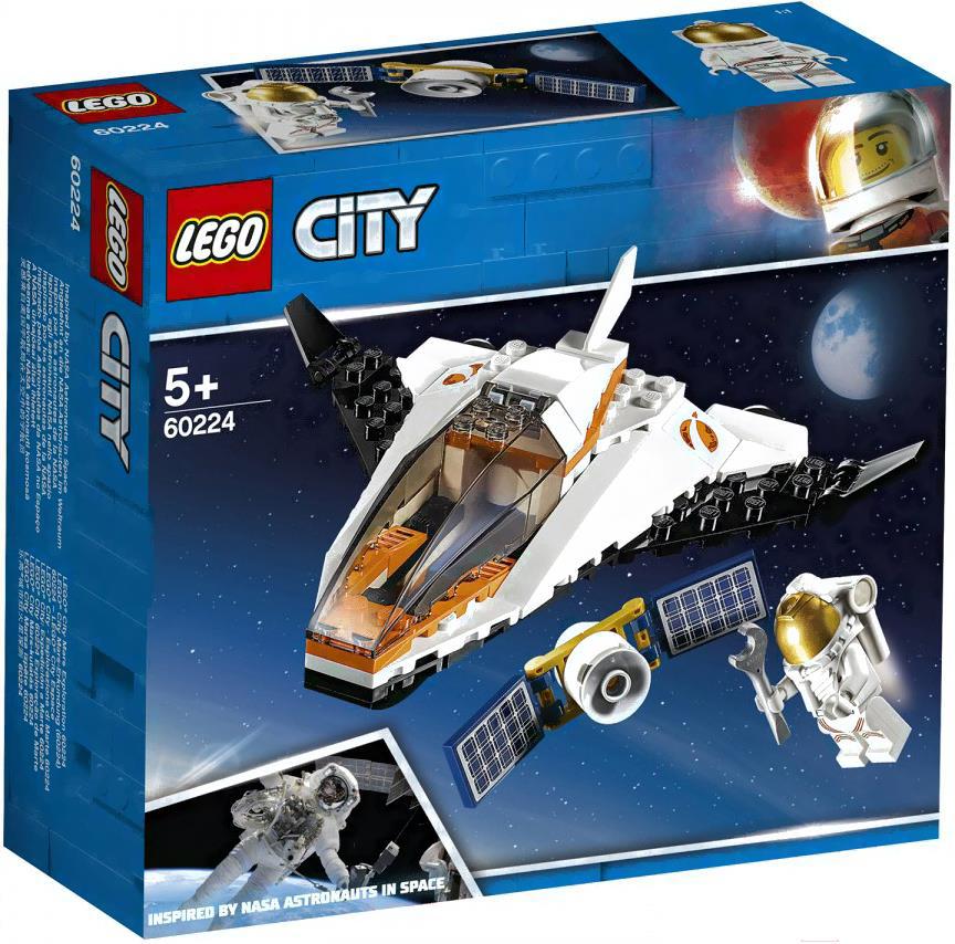 

Конструктор LEGO CITY Миссия по ремонту спутника [60224], CITY Миссия по ремонту спутника