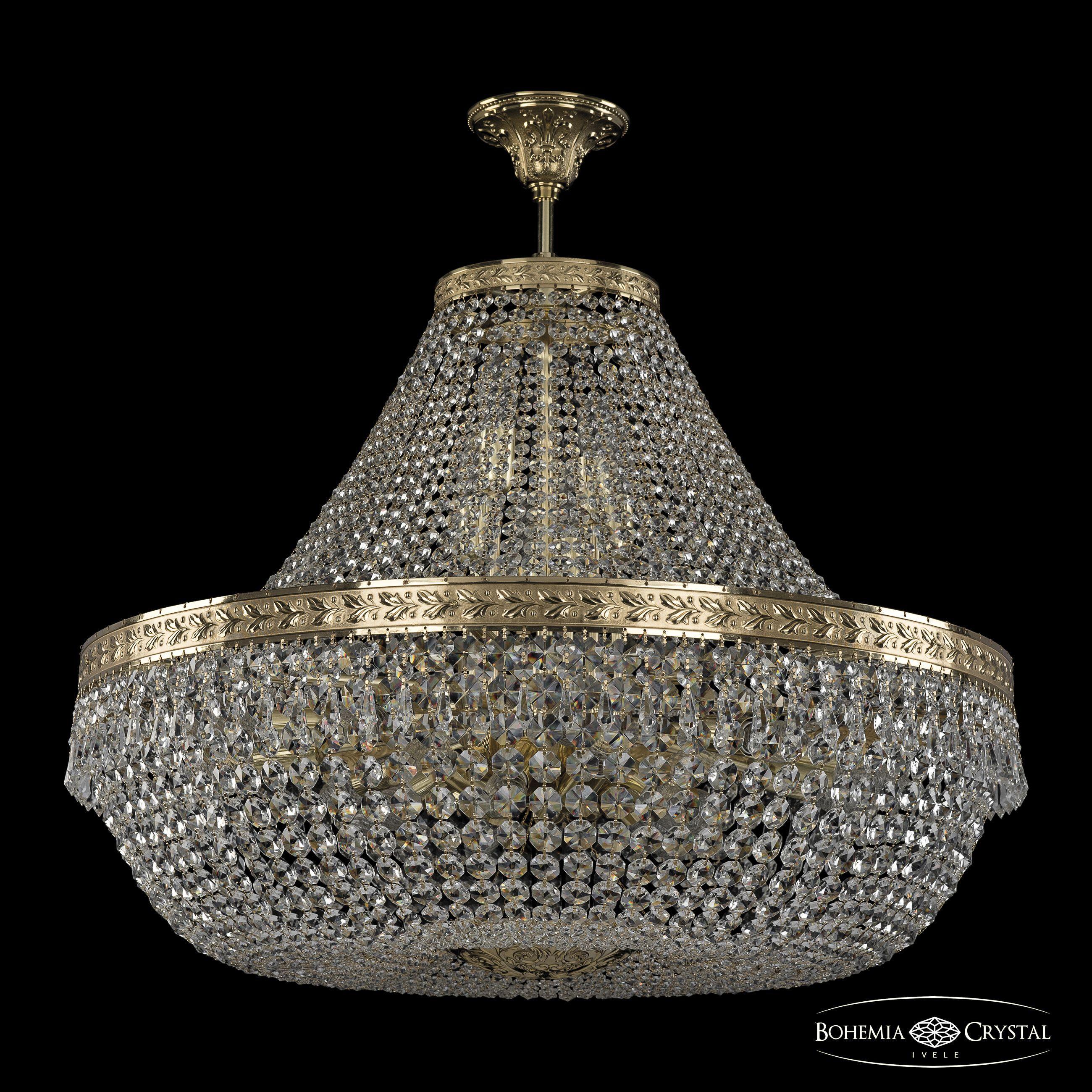 

Люстра на штанге Bohemia Ivele Crystal 19011/H1/80IV G