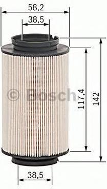 

Фильтр топливный Bosch 1457070007, 1457070007