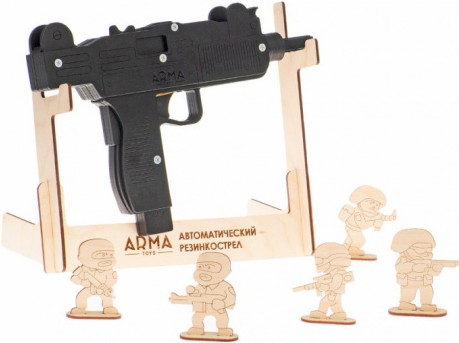 

Игрушка Arma.toys Резинкострел УЗИ [AT021], Игрушка Arma.toys Резинкострел УЗИ AT021