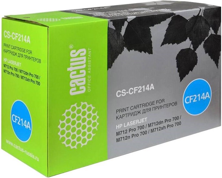 

Картридж лазерный CACTUS CS-CF214A CF214A черный