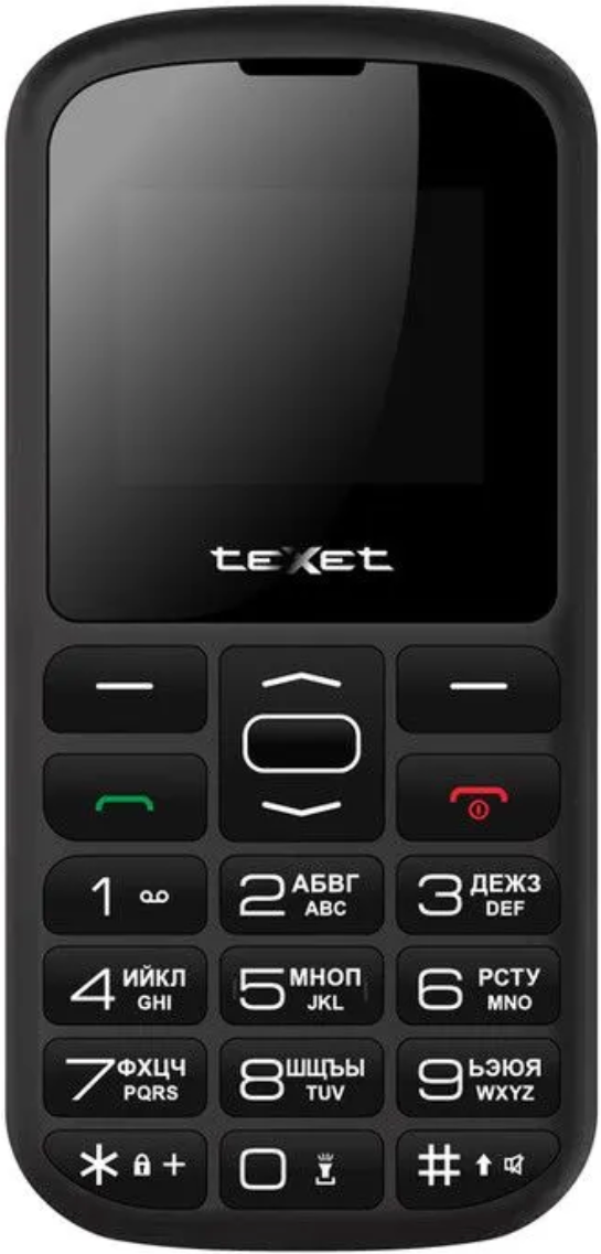 

Мобильный телефон TeXet TM-B316 черный (24288)