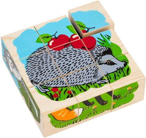 

Развивающая игрушка Томик Кубики. Животные леса 4444-4, Кубики. Животные леса 4444-4