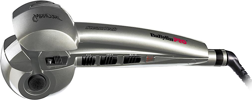 

Электрощипцы BaByliss Pro Miracurl Steamtech BAB2665SE Silver, Pro BAB2665SE