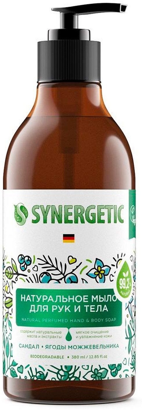 

Жидкое мыло Synergetic Сандал и ягоды можжевельника 380мл (9801110013)