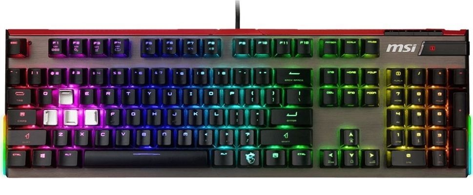 

Клавиатура MSI Vigor GK80 Black [VIGORGK80CRRU], Vigor GK80